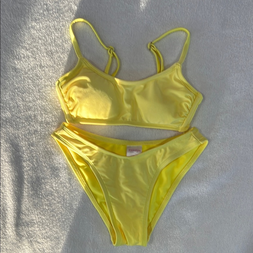 Xhilaration Women’s Yellow Bikini Set- Size XS